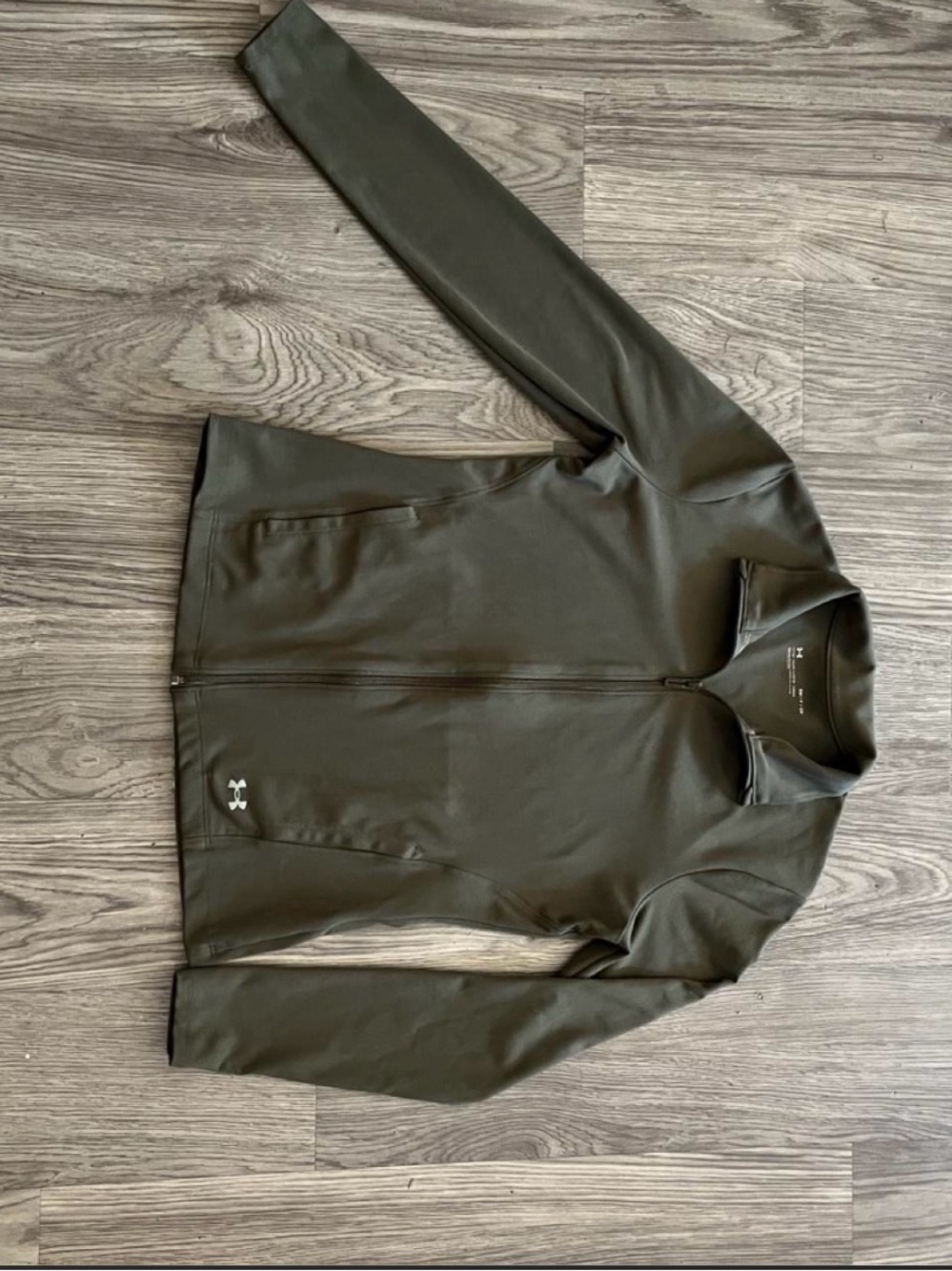 Under Armour women Olive Performance Full-Zip Jacket